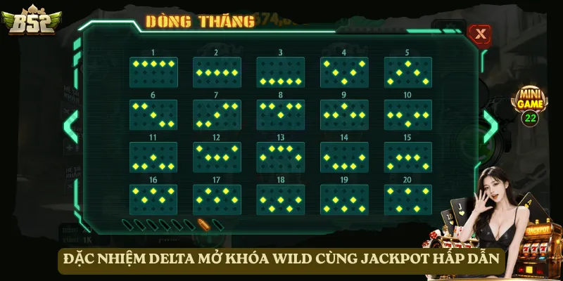 Đặc nhiệm Delta mở khóa Wild cùng Jackpot hấp dẫn