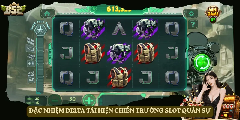 Đặc nhiệm Delta tái hiện chiến trường slot quân sự